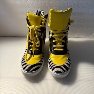 Billie Holiday by Nakesha Caldwell Coco Nashay wedge Sneakers Italian Ltd. Ed.